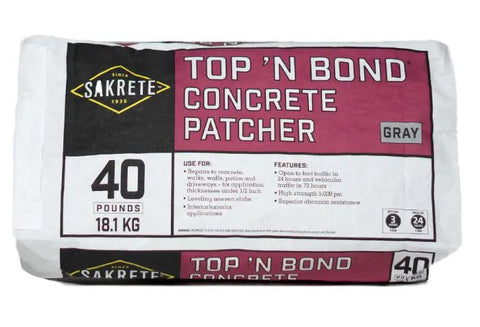 SAKRETE Top n' Bond Concrete Patcher, 40 lb