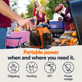 Portable Inverter Generator, 2500i With COsense 49ST