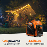 Portable Inverter Generator, 2500i With COsense 49ST