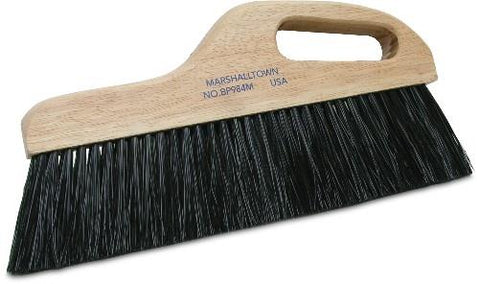 12" Black Poly Concrete Finishing Broom-Medium