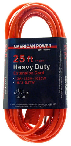 25' Heavy Duty 16/3 Extension Cord - Onsite Concrete Supply