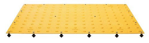 2x4 Polymer Wet set Yellow ADA tile - Onsite Concrete Supply