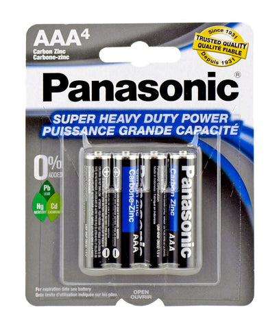 4-pc. AAA Super Heavy Duty Batteries - Onsite Concrete Supply