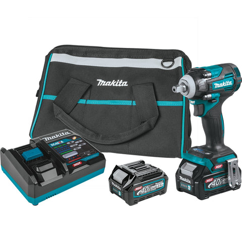 40V max XGT Brushless Cordless 4 Speed 1/2" Sq. Drive Impact Wrench Kit w/ Detent Anvil (2.5Ah) - Onsite Concrete Supply