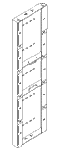 5' Pilaster Form - Onsite Concrete Supply