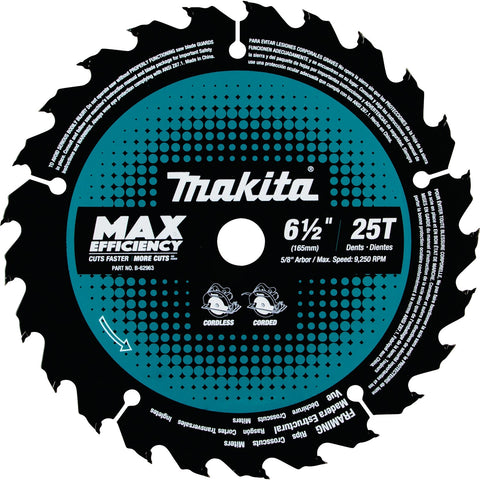 6?1/2" 25T TCT Max Efficiency Circular Saw Blade - Onsite Concrete Supply