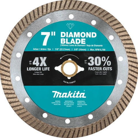 7" Diamond Blade, Turbo, General Purpose - Onsite Concrete Supply