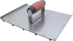 8 X 10 1/2 SS Wheelchair Hand Groover-DuraSoft Hdl 1/4 X 1/4 Groove, 2 1/4" OC - Onsite Concrete Supply