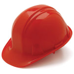Pyramex HP14120 Hard Hat - 4-Point RatchetSuspension - Red - Onsite Concrete Supply