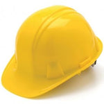 Pyramex HP14130 Hard Hat - 4-Point RatchetSuspension - Yellow - Onsite Concrete Supply