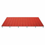 2x4 Polymer Wet Set ADA Tile Red