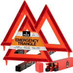 Reflective Emergency Triangles 3 Pack - Onsite Concrete Supply